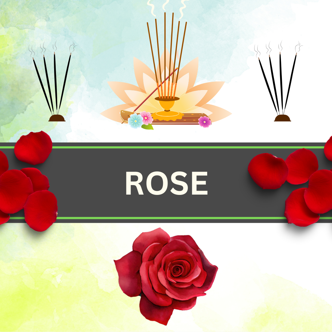 ROSE FLAVOUR AGARBATTI / INCENSE STICKS